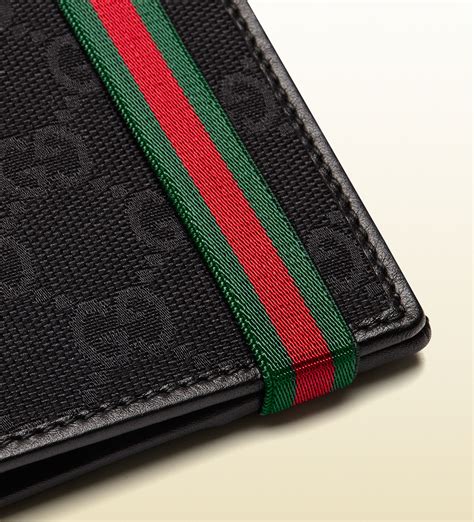 gucci bi fold wallet with elastic|Gucci men's wallet knockoff.